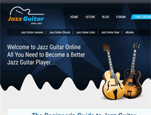 Tablet Screenshot of jazzguitar.be