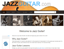 Tablet Screenshot of jazzguitar.com